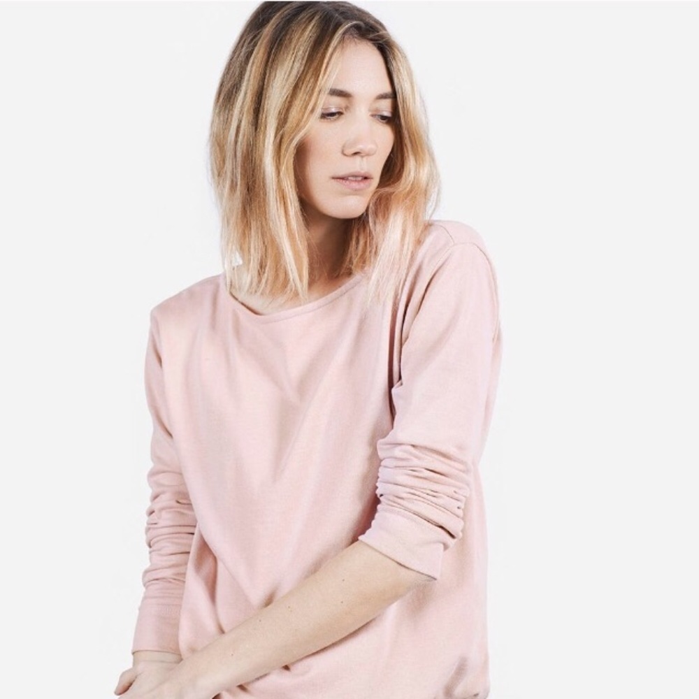 EUC Everlane heavy boat neck long sleeve